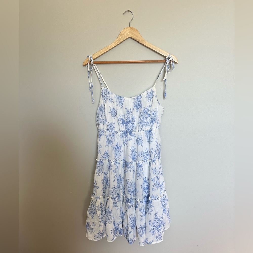 Blue Floral Sundress